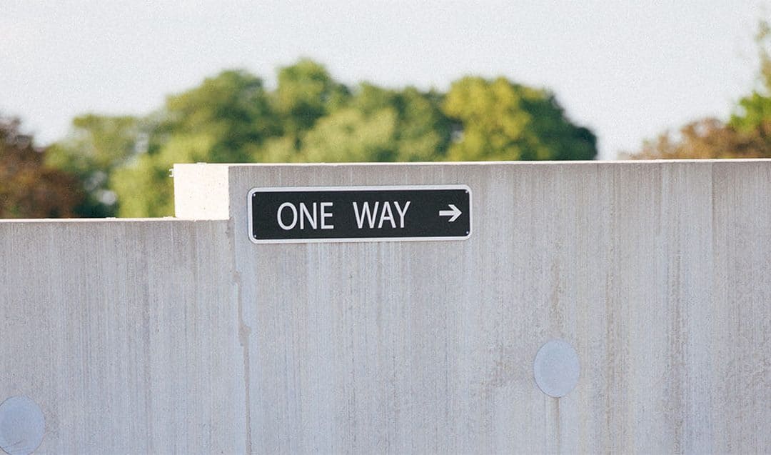 Conway’s one-way street