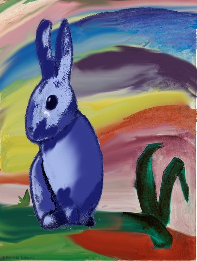 Franz Marc - Art meets Easter Bunny