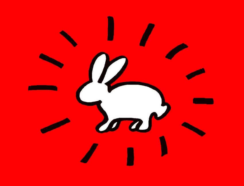 Keith Haring - Art meets Easter Bunny
