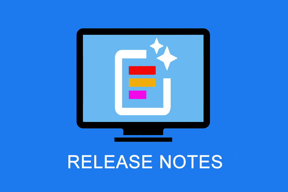 Release Notes - documented innovations of a software version