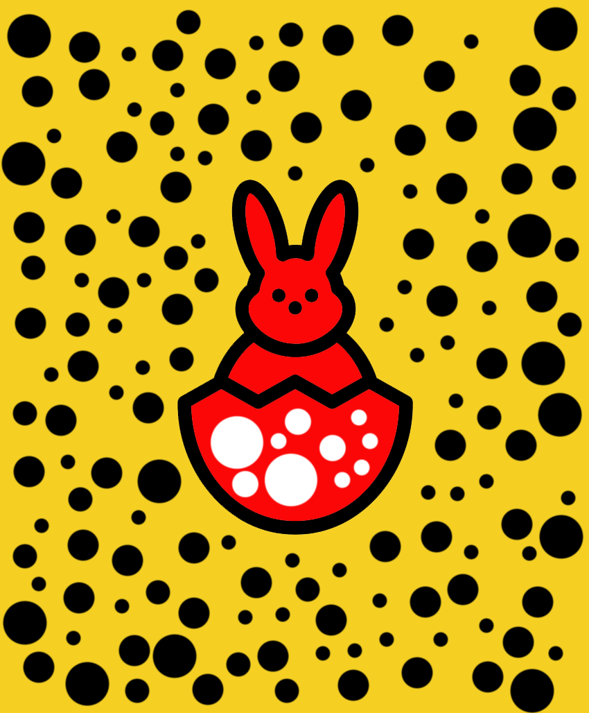 Kusama - Art meets Easter Bunny