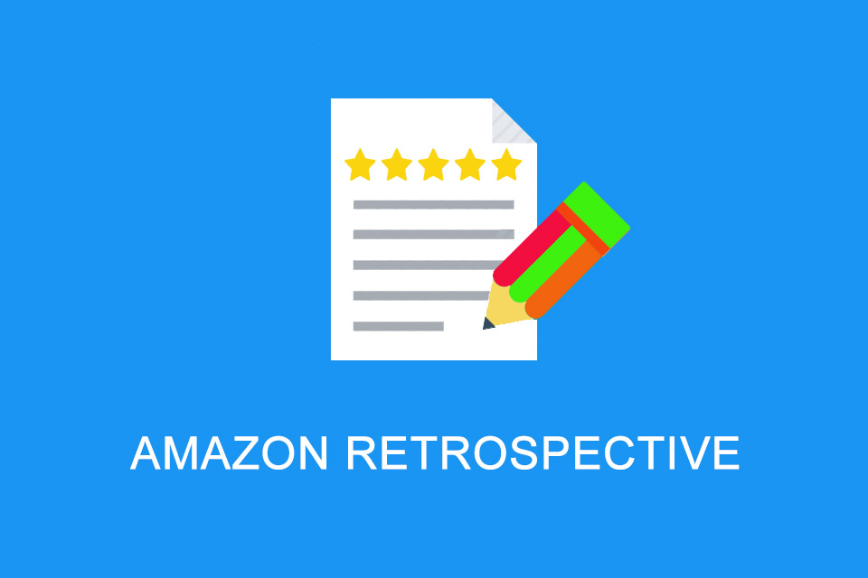 Amazon Retrospective - a sprint evaluation in Scrum with a maximum of 5 stars