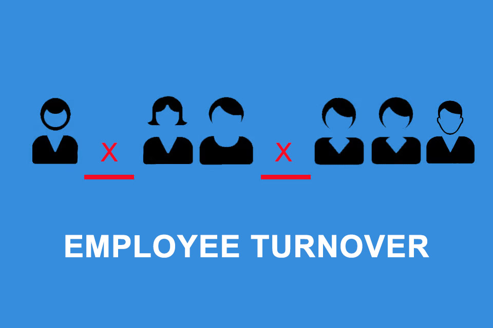 Employee turnover - volatile staff numbers in organisations