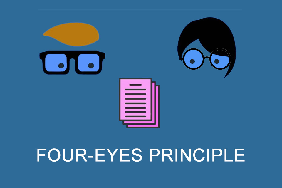 Four-eyes principle - an instrument of quality control