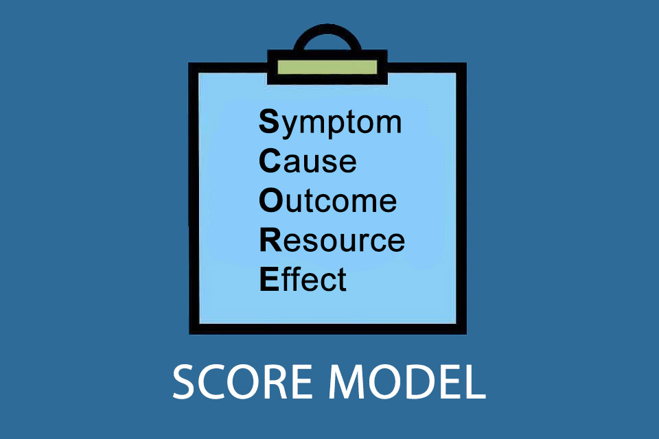 SCORE model - a tool for problem solving and goal setting