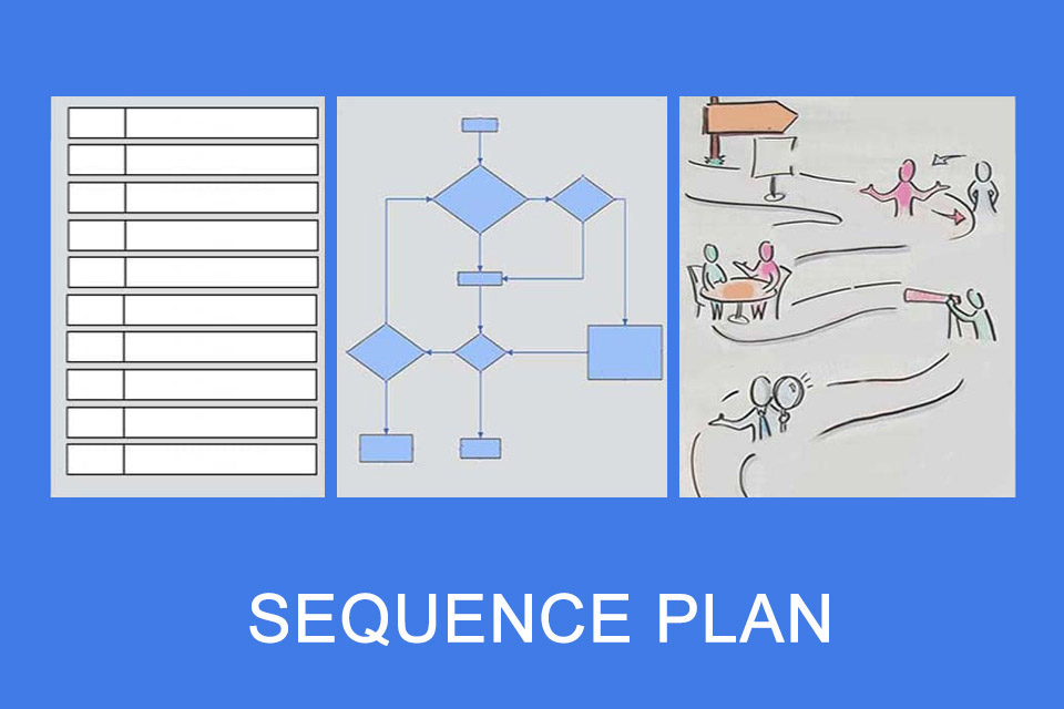 Sequence plan in different variants