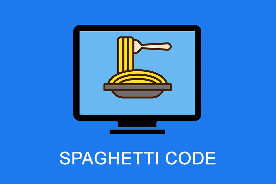 Spaghetti code - code that is poorly structured and only conditionally enjoyable