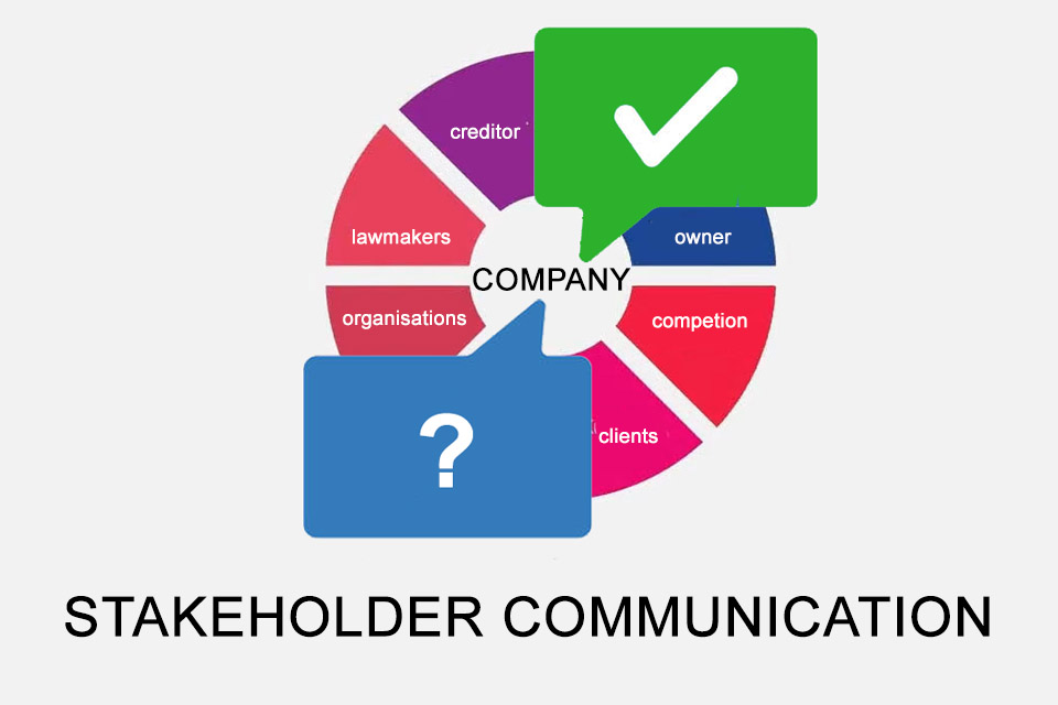 Stakeholder communication - regular exchange with stakeholders
