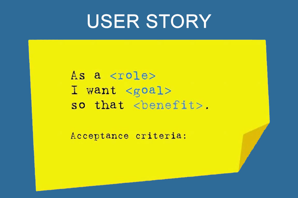 User Story - a functional description from the user's point of view that provides a benefit