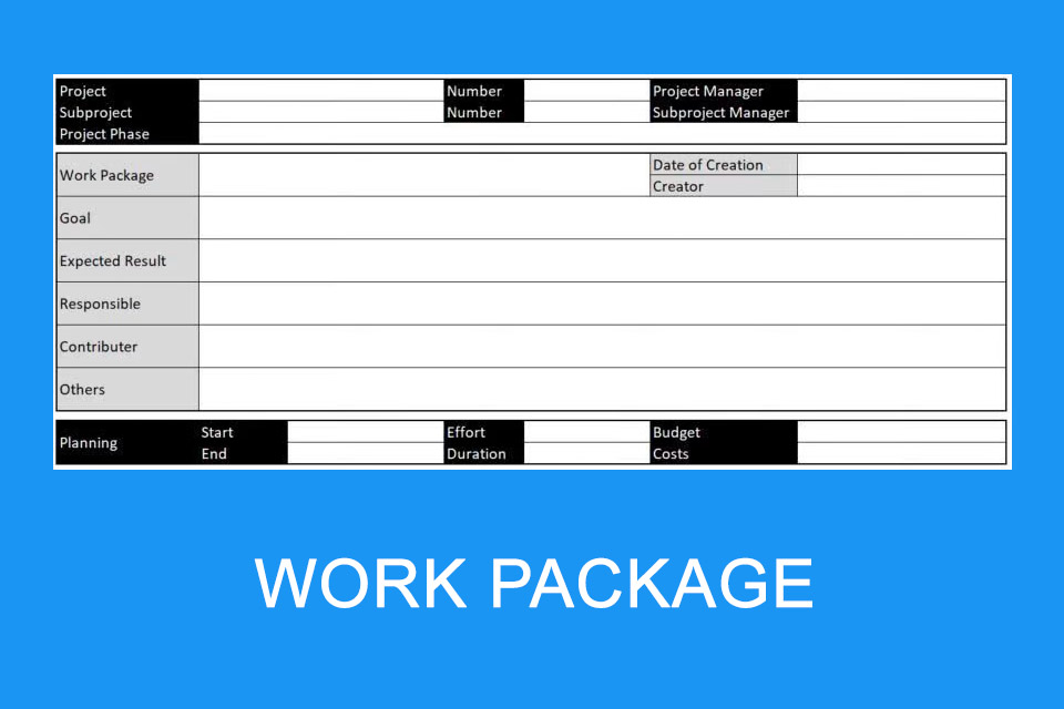 Work Package - example of a template