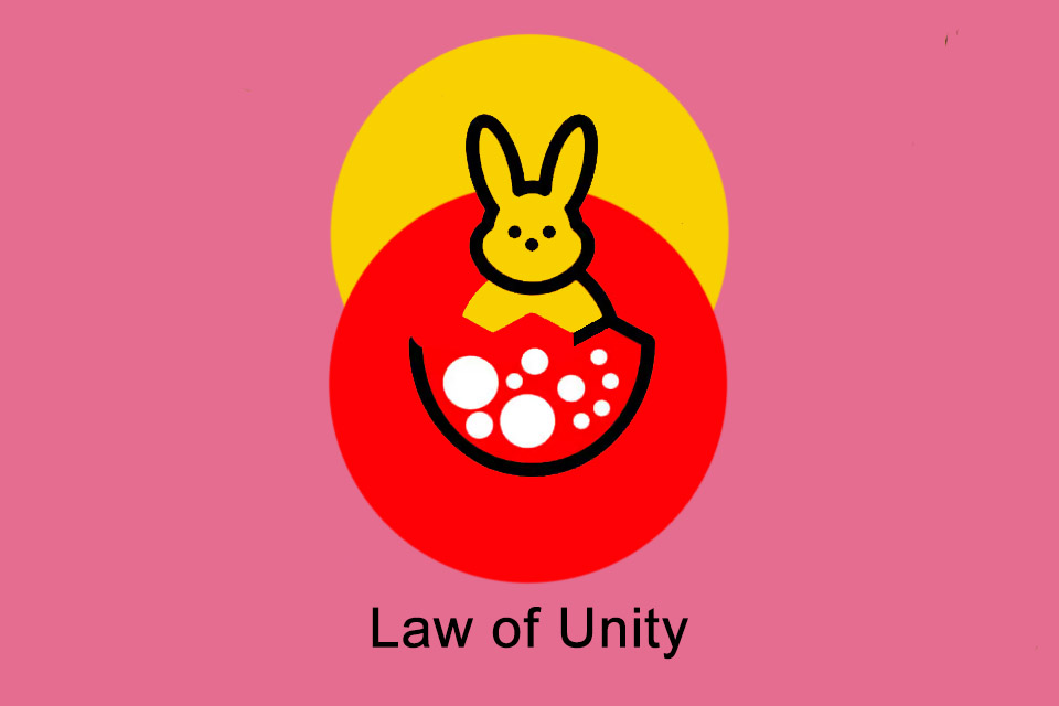 Design meets Easter Bunny: Law of Unity