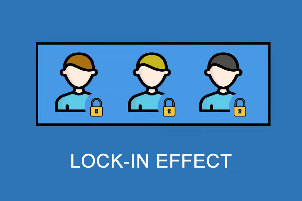 Lock-in effect - retaining customers for a long time with strategy
