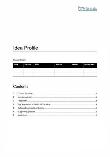 Idea Profile Template Download