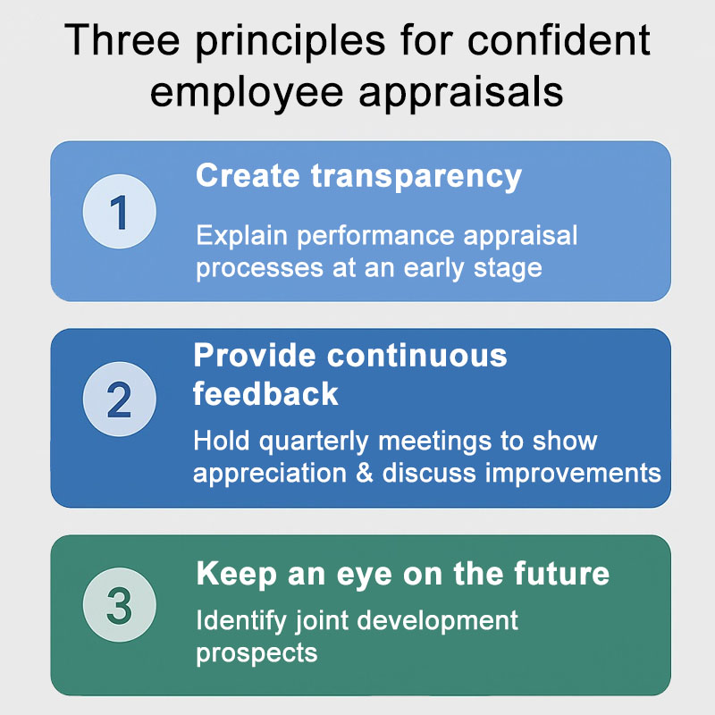 Three principles of confident employee appraisals