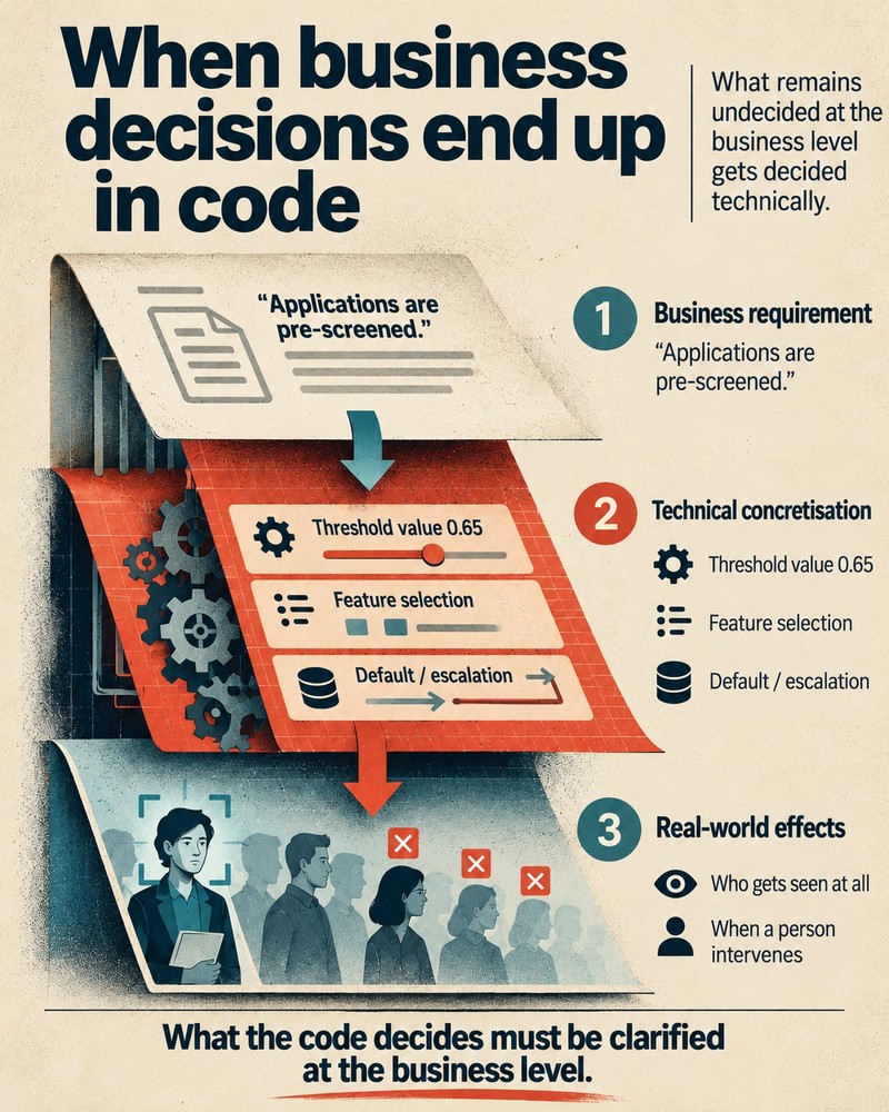 From requirements to actual impact From requirements to actual impact