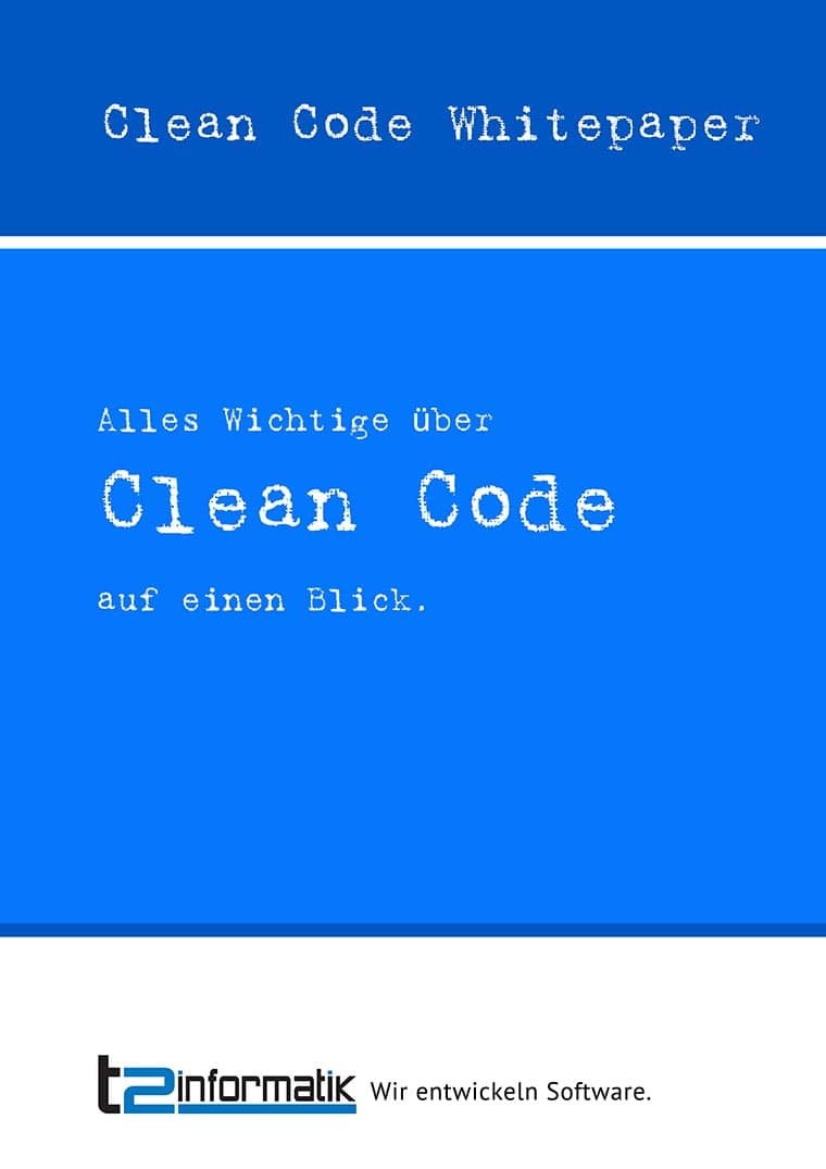 Clean Code Whitepaper zum Herunterladen