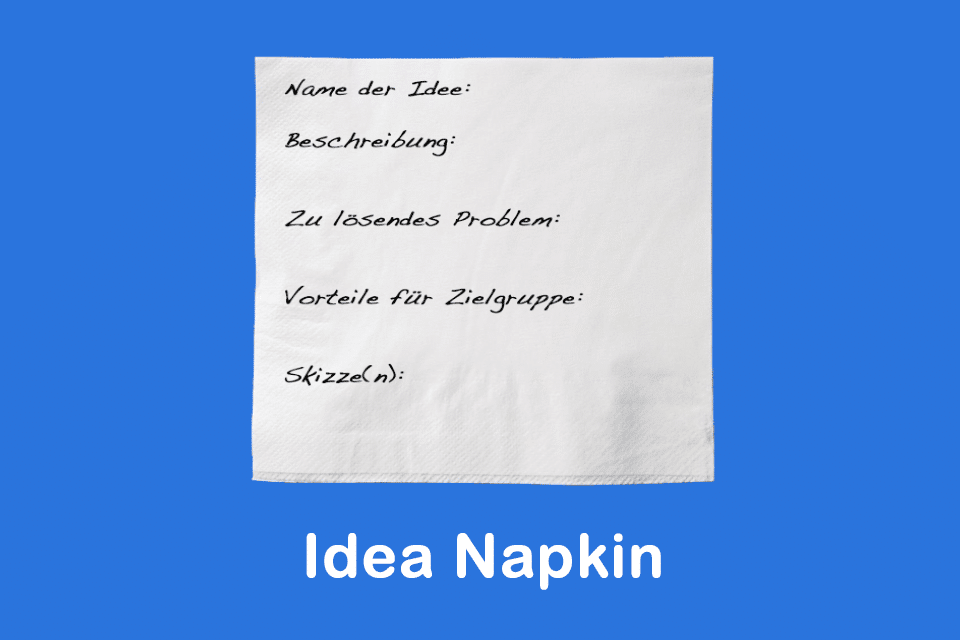 Idea Napkin - Die schnelle Dokumentation von Ideen