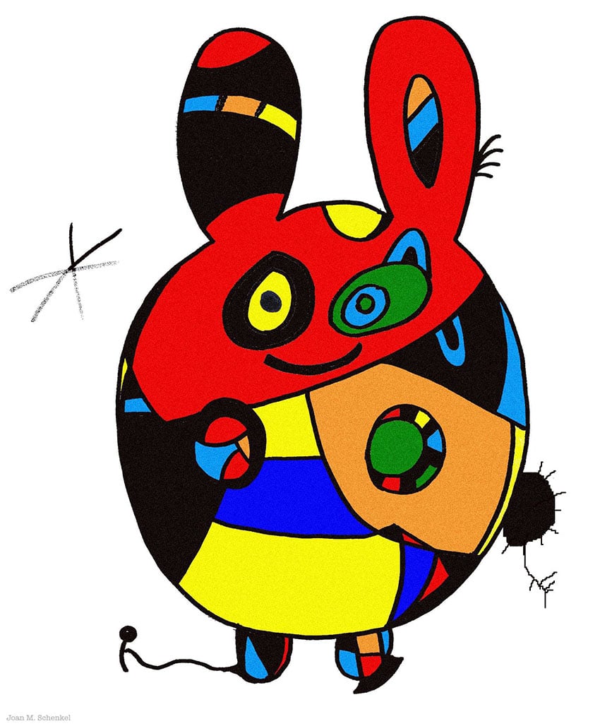 Jean Miró - Kunst trifft Osterhase