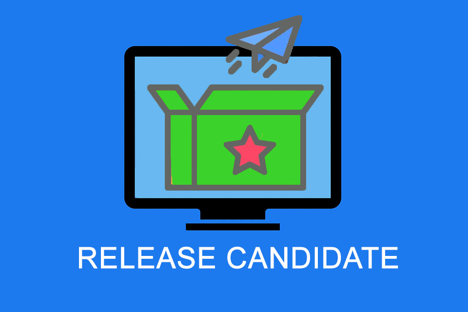 Release Candidate - eine Softwareversion, die idealerweise demnächst freigegeben wird
