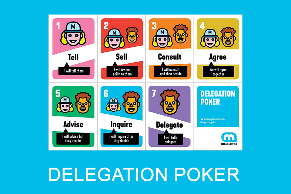 Delegation Poker - spielerisch die Delegation von Entscheidungen festlegen