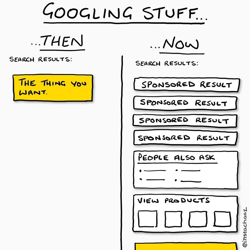 Googling stuff ... then ... now Googling stuff ... then ... now