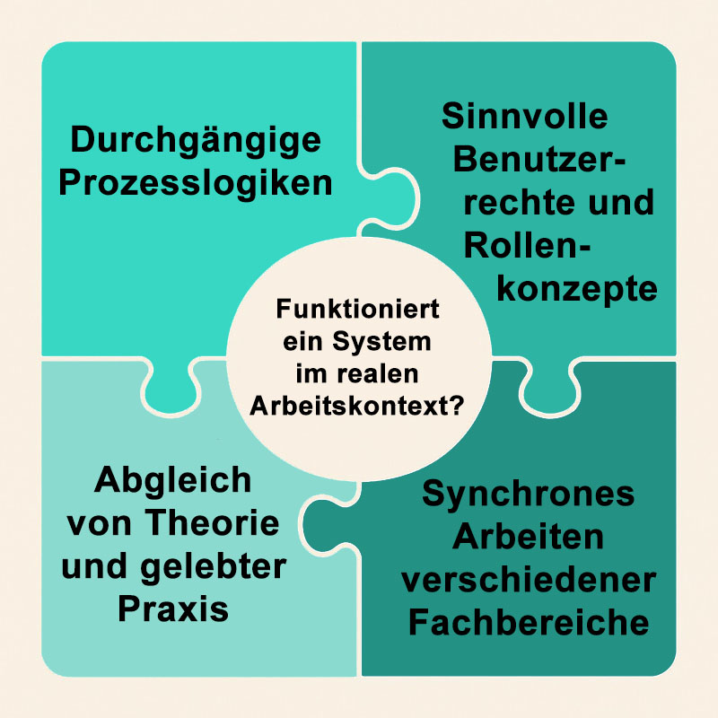 Funktioniert ein System im realen Arbeitskontext?