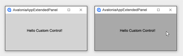 Hello Custom Control – the result of the simple example Hello Custom Control – the result of the simple example
