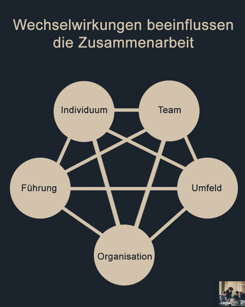Wechselwirkungen beeinflussen die Zusammenarbeit Wechselwirkungen beeinflussen die Zusammenarbeit
