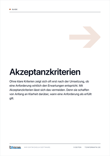 Akzeptanzkriterien Guide Download
